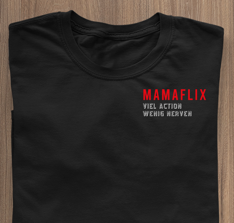 MAMAFLIX - T-Shirt schwarz