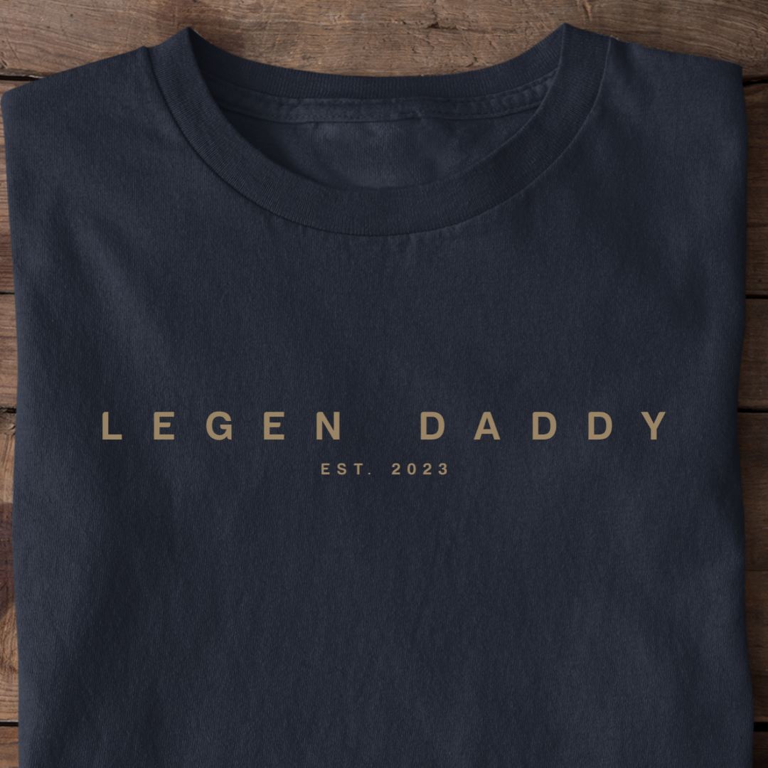 Legen Daddy, Datum personalisierbar, versch. Farben - Premium Shirt