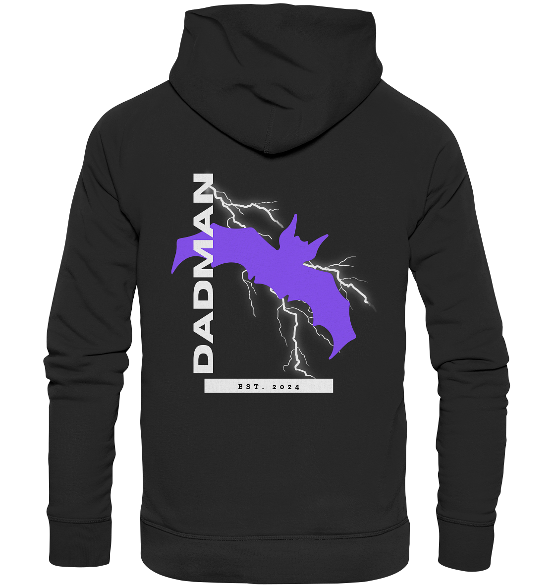 Dadman Streetwear Backprint, Datum personalisierbar - Premium Unisex Hoodie