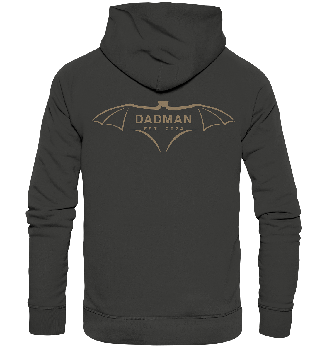 DADMAN Back Edition, data personalizzabile - Felpa con cappuccio unisex premium