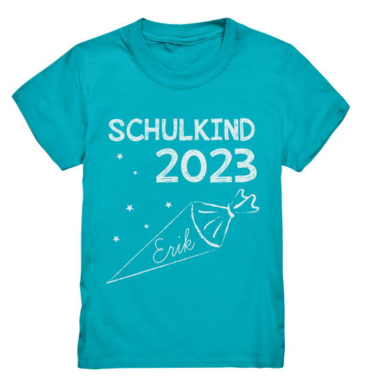 Schulkind 2023 Schultüte - personalisiertes Kindershirt