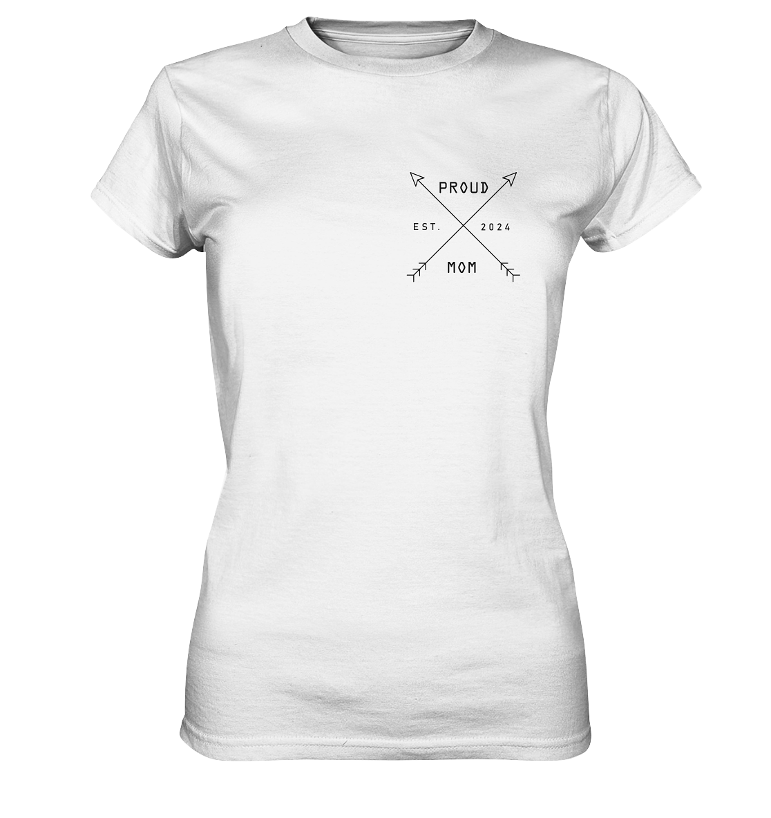 Proud Mom, Datum personalisierbar, Premium Shirt - Ladies Premium Shirt