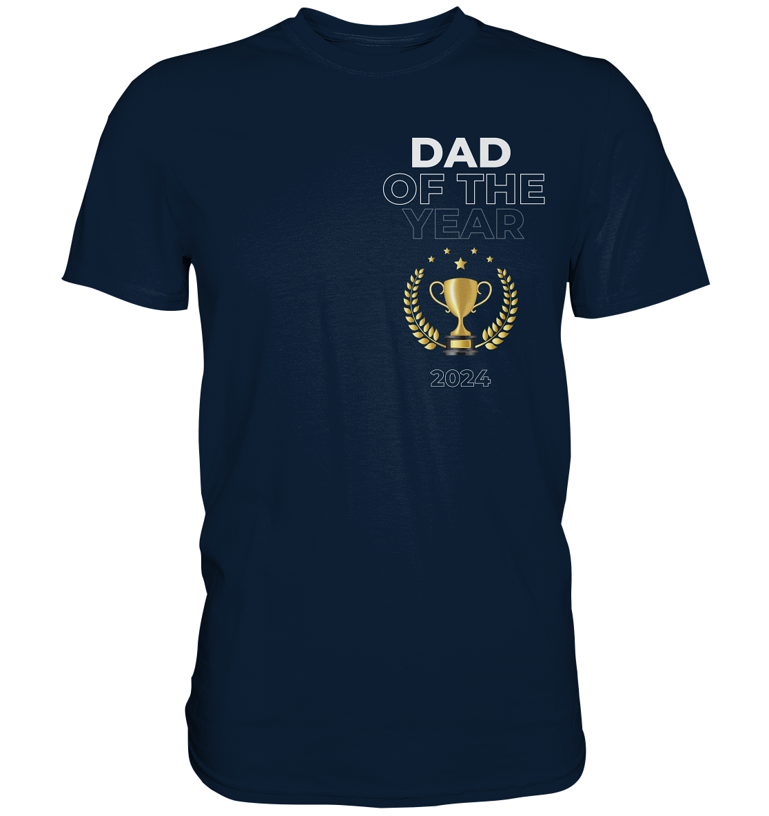 DAD of the Year, Datum personalisierbar - Premium Shirt