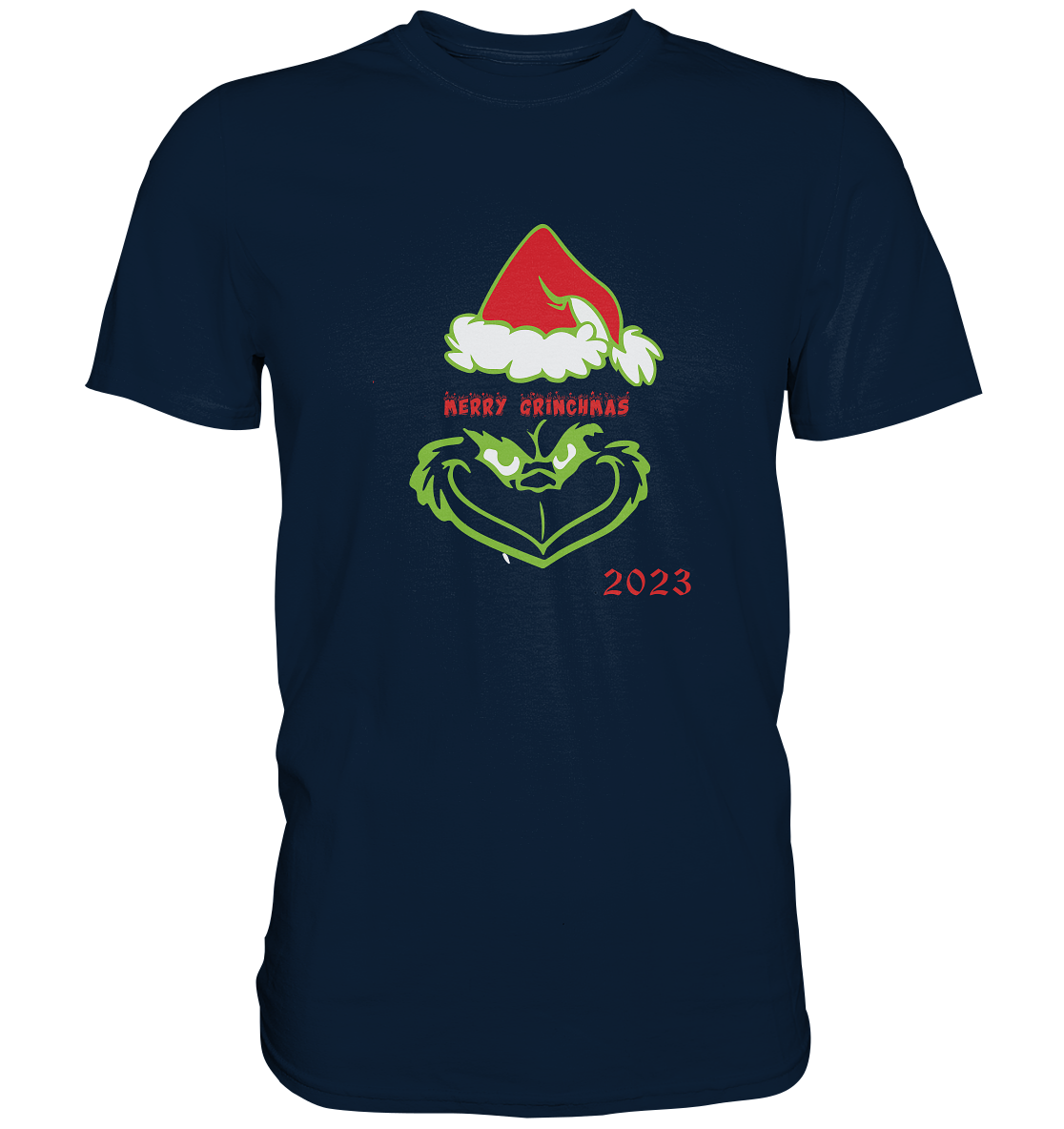 Merry Grinchmas, Datum personalisierbar - Premium Shirt