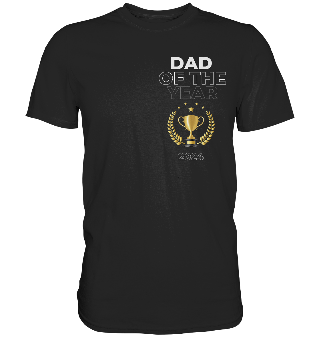 DAD of the Year, Datum personalisierbar - Premium Shirt