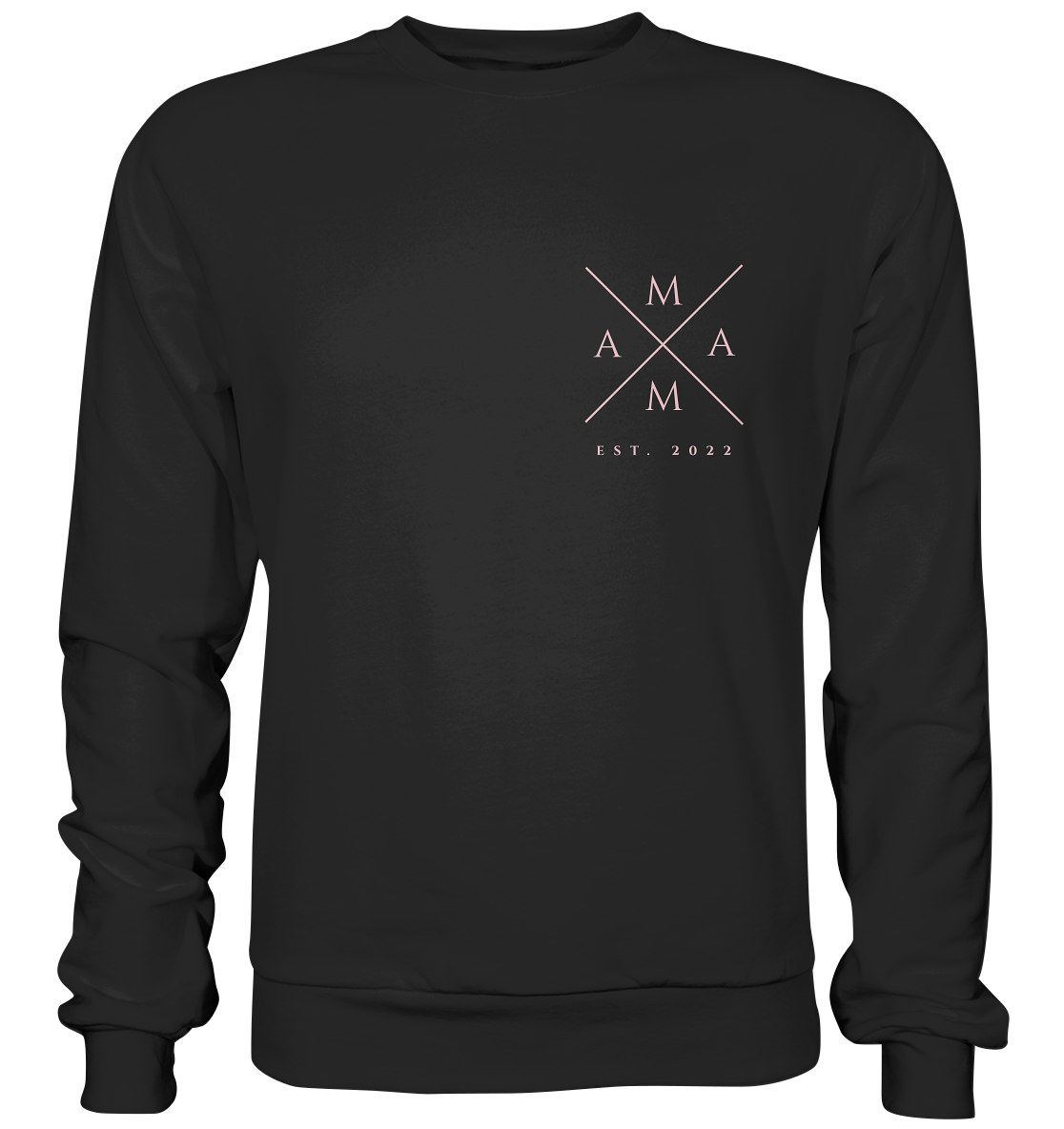 Mama Cross Premium Sweater, Datum personalisierbar - Premium Sweatshirt