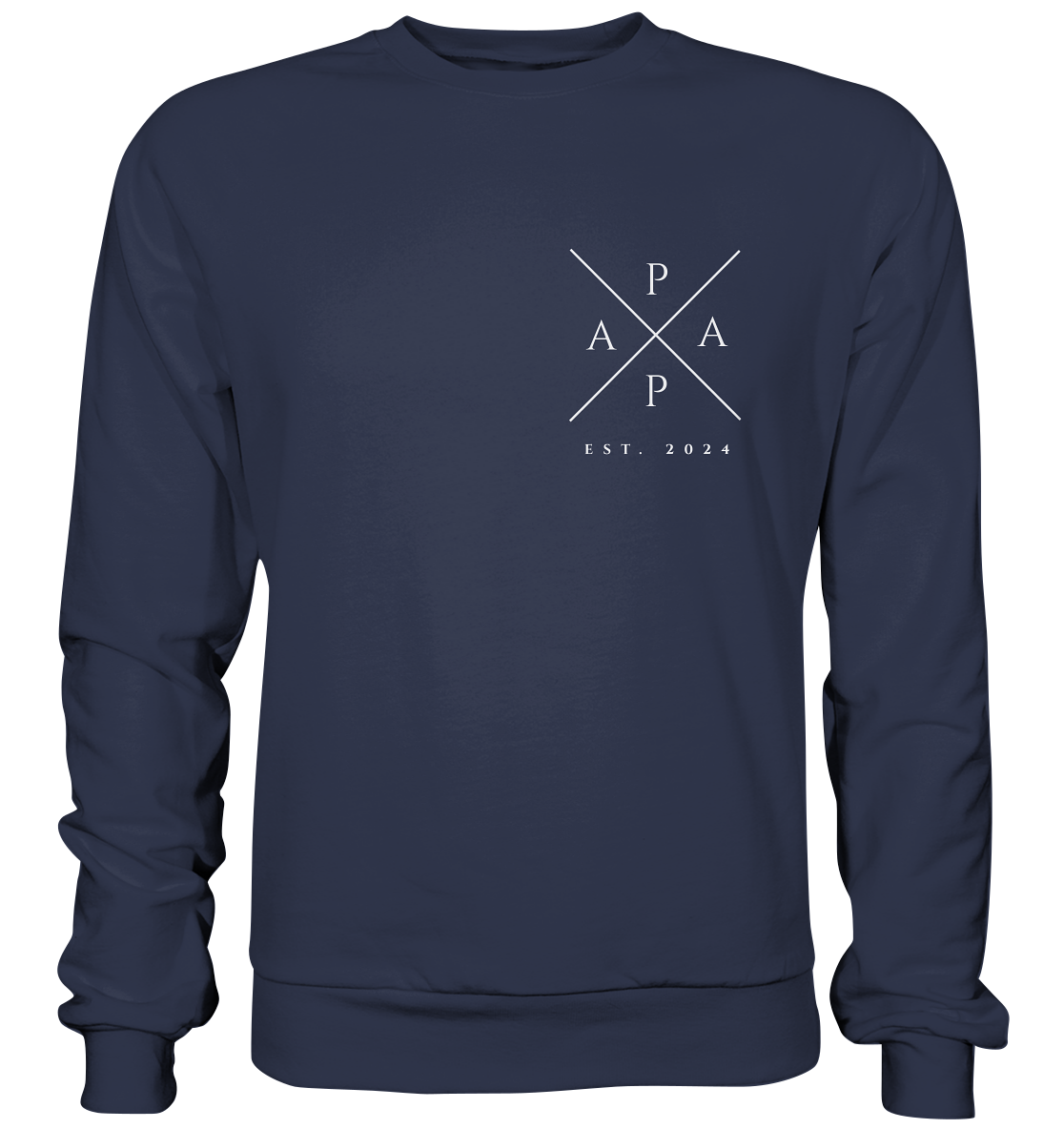 Papa Cross, Premiumsweater, Datum personalisierbar - Premium Sweatshirt