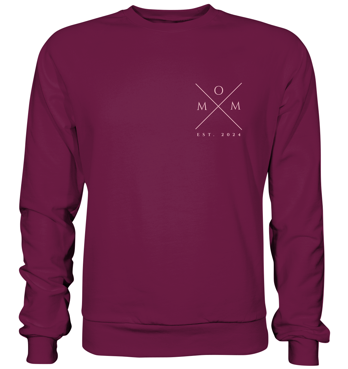MOM Cross Sweater, Datum personalisierbar - Premium Sweatshirt