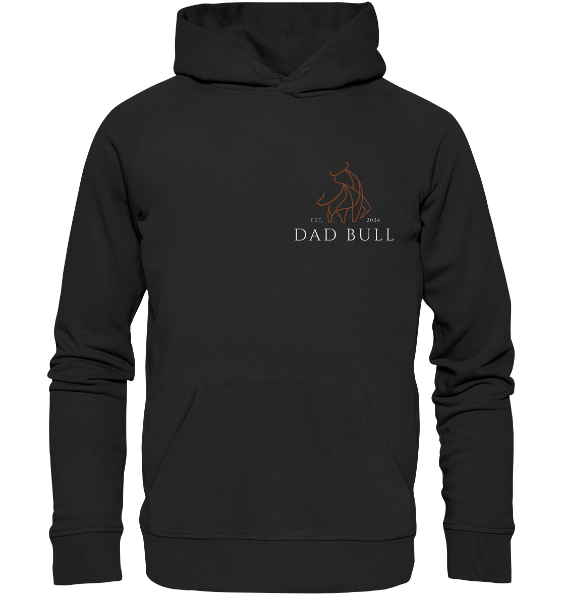 DAD BULL, Datum pers., versch. Farben, Premium Hoodie - Premium Unisex Hoodie