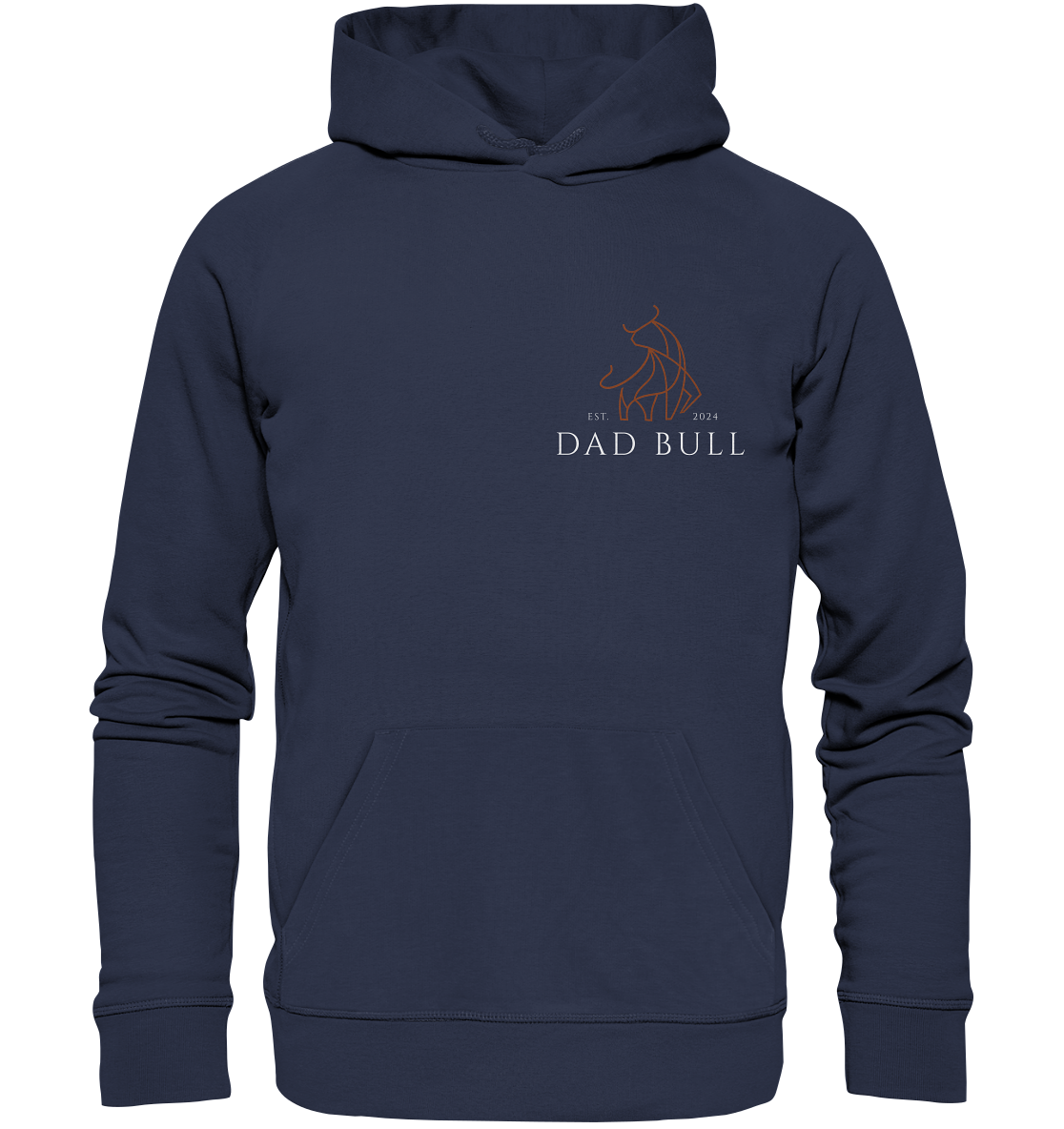 DAD BULL, Datum pers., versch. Farben, Premium Hoodie - Premium Unisex Hoodie