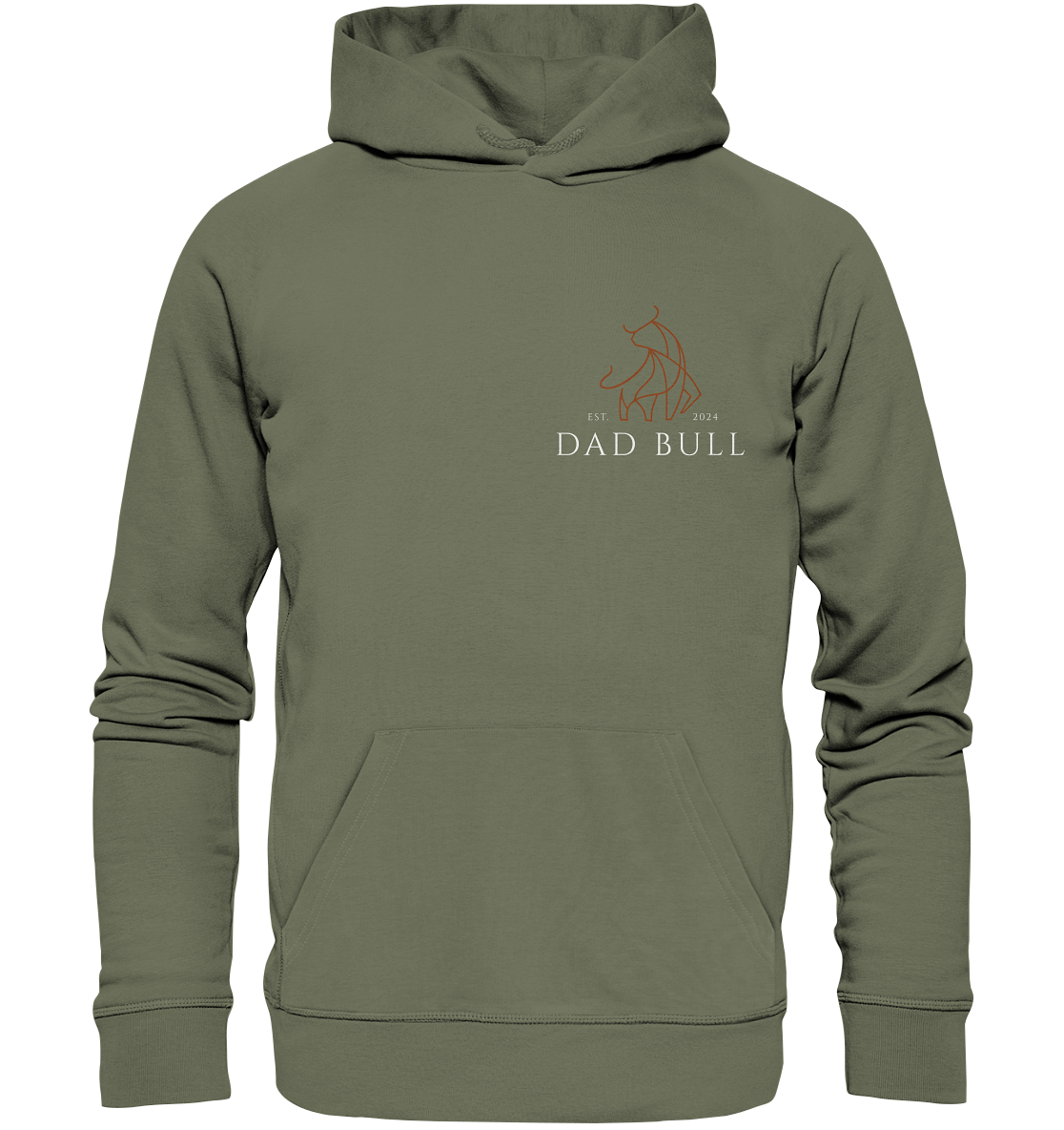 DAD BULL, Datum pers., versch. Farben, Premium Hoodie - Premium Unisex Hoodie