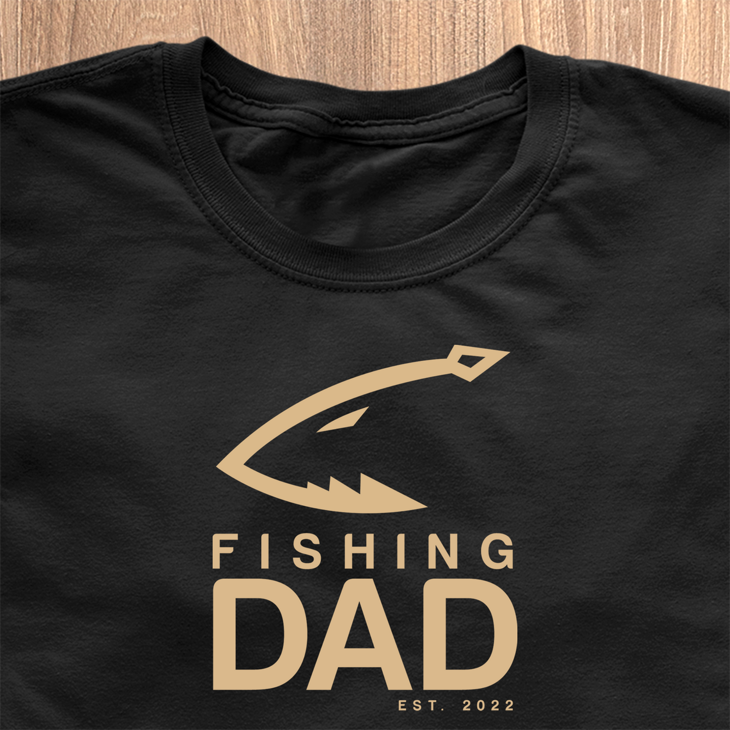 Fishing Dad T-Shirt - Date personnalisable