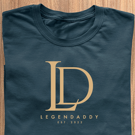 Legendaddy LD-LOGO T-Shirt - Datum personalisierbar
