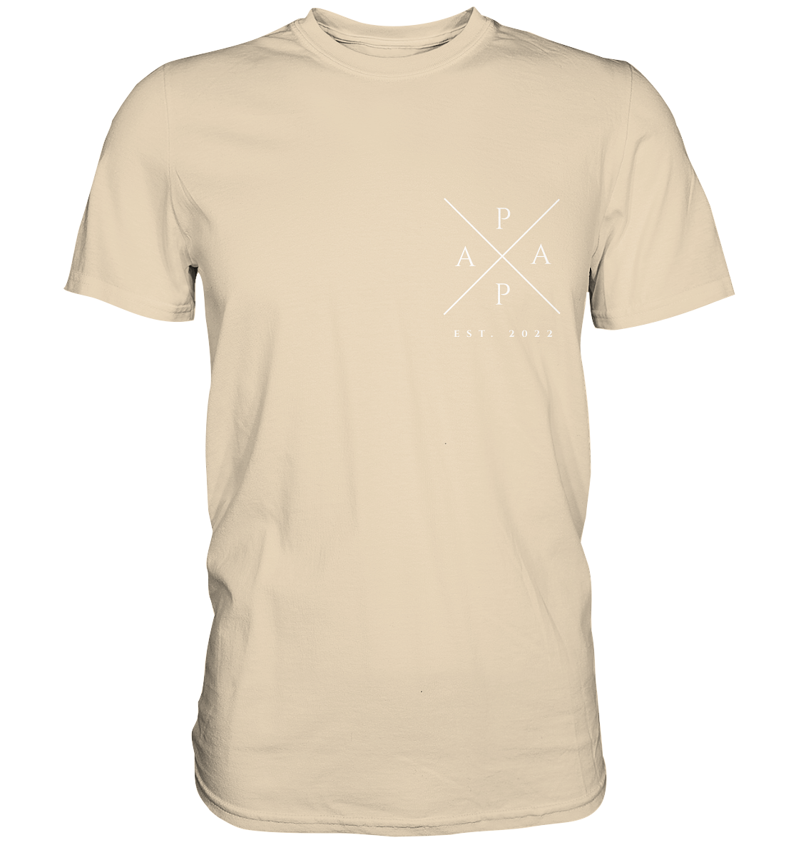 Papa Cross Sand Color - Premium skjorte