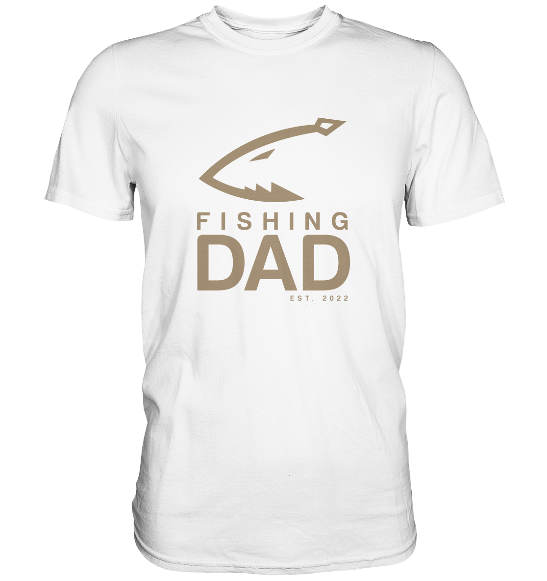 Fishing Dad T-shirt - Dato Personlig