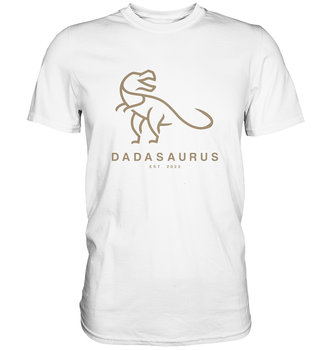 Dadasaurus T-Shirt - kan personliggøres