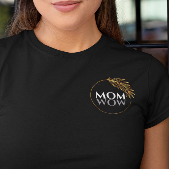 MAM WOW T-Shirt schwaarz