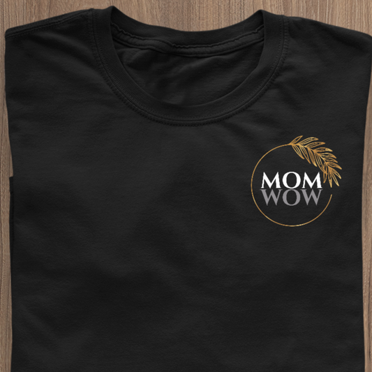 MAM WOW T-Shirt schwaarz